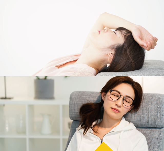 疲れた女性のイメージ